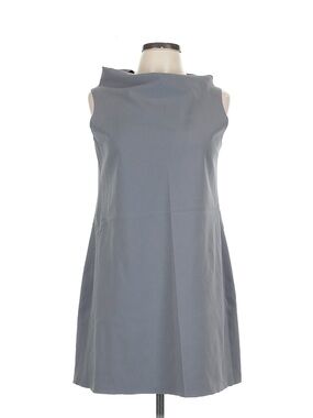 Maria Pinto Sleeveless A-Line Mini Dress in Gray